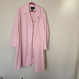 Lauren By Ralph Lauren Light Pink Overcoat